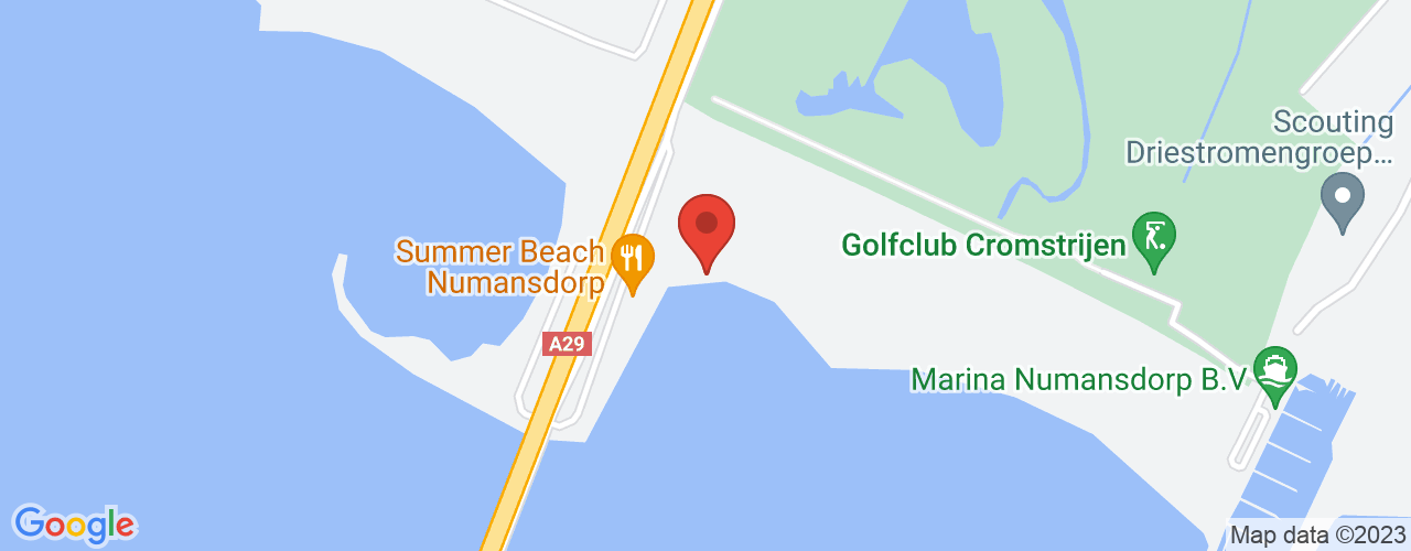 Google Maps afbeelding van de locatie van het incident. De locatie "51.722241,4.4069103" is aangegeven met een rode marker.