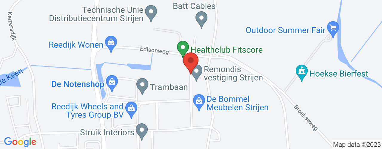Google Maps afbeelding van de locatie van het incident. De locatie "51.753183,4.5590057" is aangegeven met een rode marker.