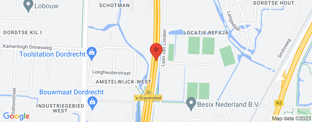 Google Maps afbeelding van de locatie van het incident. De locatie "51.77922251393788,4.650580255047618" is aangegeven met een rode marker.