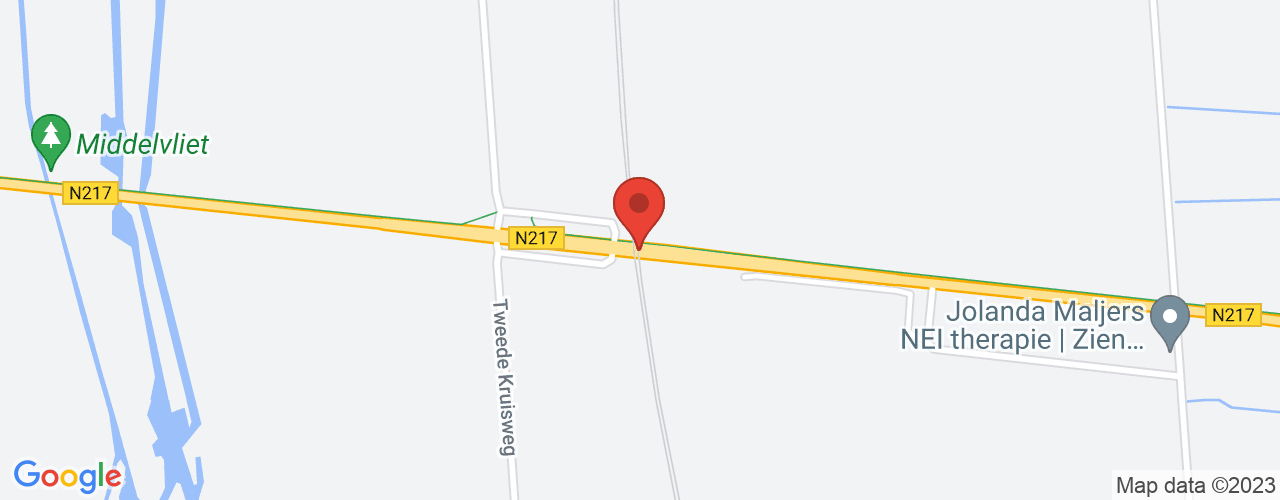 Google Maps afbeelding van de locatie van het incident. De locatie "51.783414272167285,4.586773290893547" is aangegeven met een rode marker.