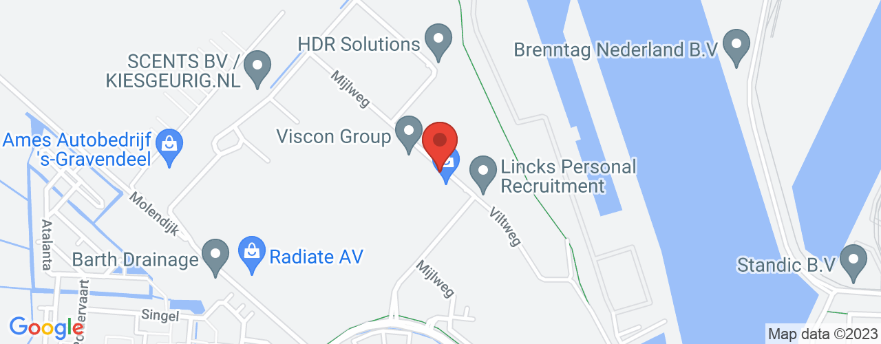 Google Maps afbeelding van de locatie van het incident. De locatie "51.787375,4.6177571" is aangegeven met een rode marker.