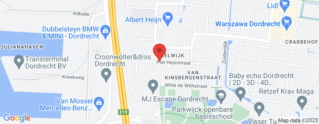 Google Maps afbeelding van de locatie van het incident. De locatie "51.78905469999999,4.6530152" is aangegeven met een rode marker.
