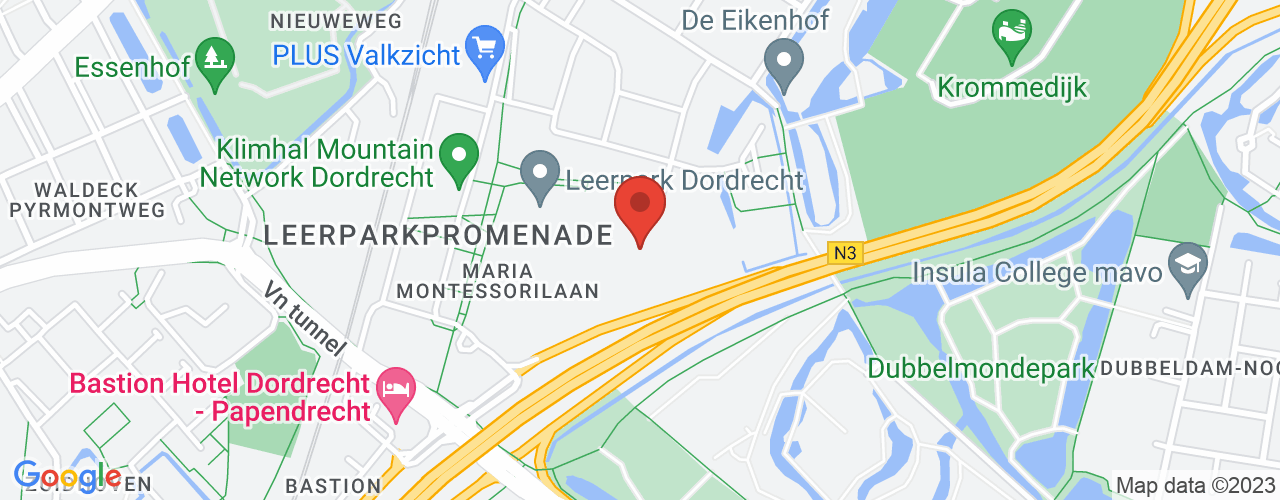 Google Maps afbeelding van de locatie van het incident. De locatie "51.7980571,4.6827576" is aangegeven met een rode marker.