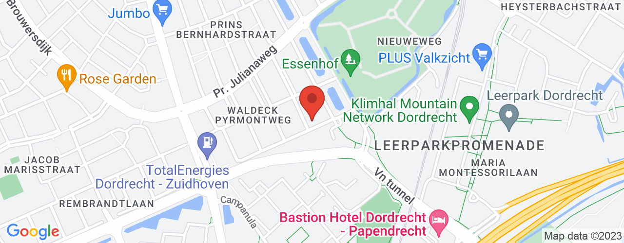 Google Maps afbeelding van de locatie van het incident. De locatie "51.7989004,4.6719446" is aangegeven met een rode marker.