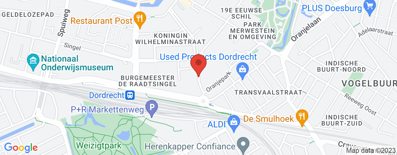 Google Maps afbeelding van de locatie van het incident. De locatie "51.80830959999999,4.6725032" is aangegeven met een rode marker.