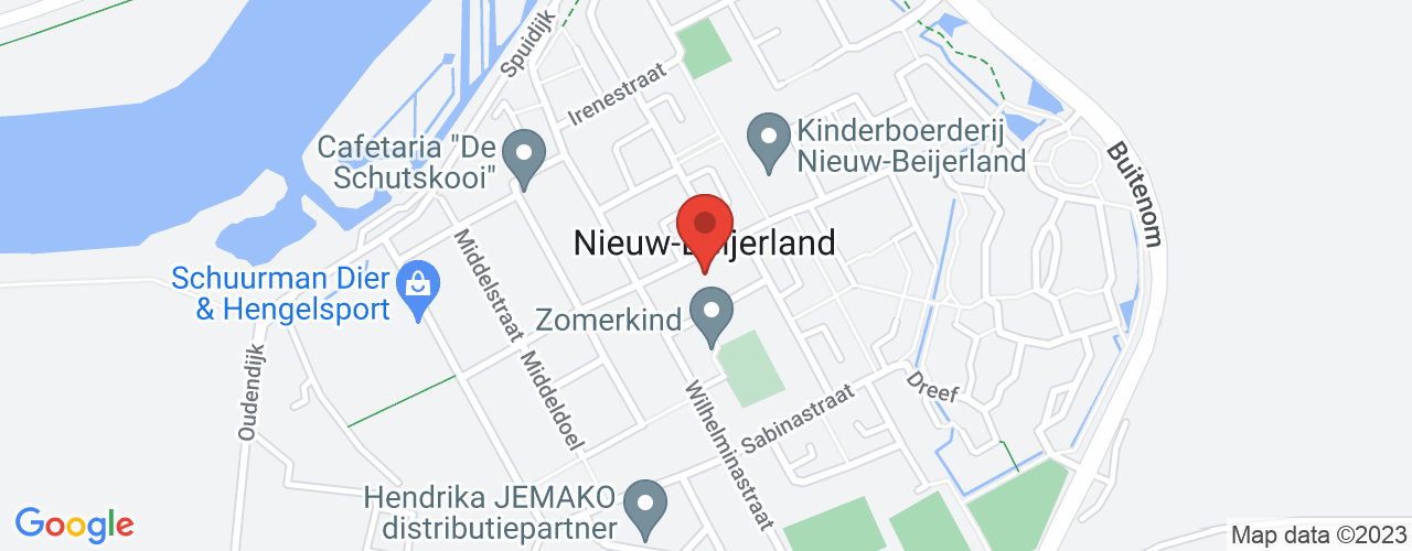 Google Maps afbeelding van de locatie van het incident. De locatie "51.8116663,4.341733200000001" is aangegeven met een rode marker.