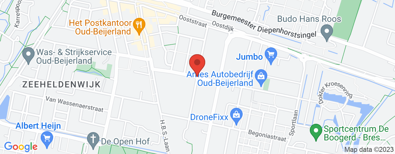 Google Maps afbeelding van de locatie van het incident. De locatie "51.82343969999999,4.4155854" is aangegeven met een rode marker.