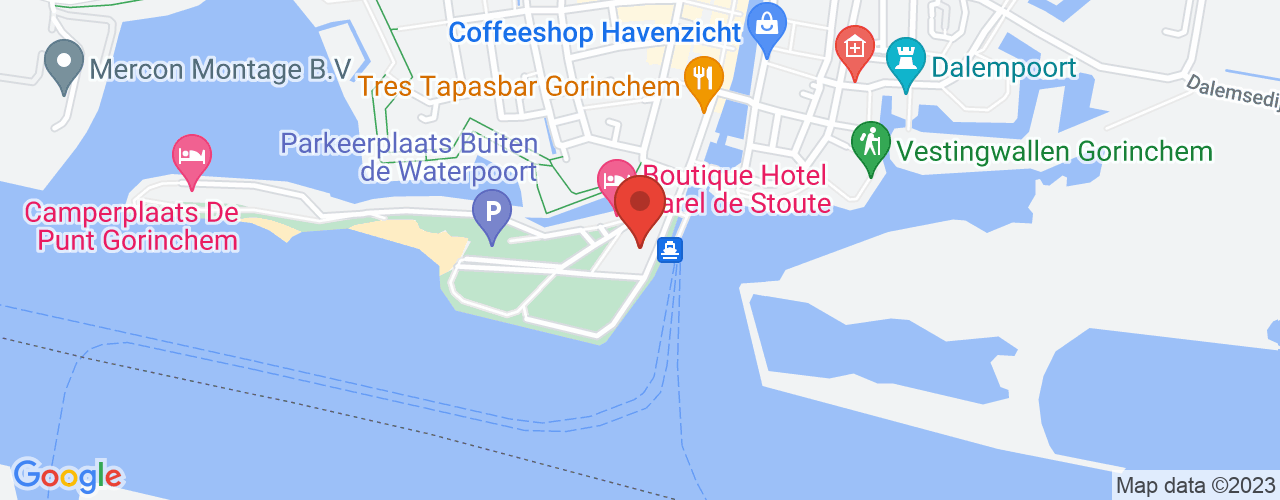 Google Maps afbeelding van de locatie van het incident. De locatie "51.8261049,4.9740941" is aangegeven met een rode marker.