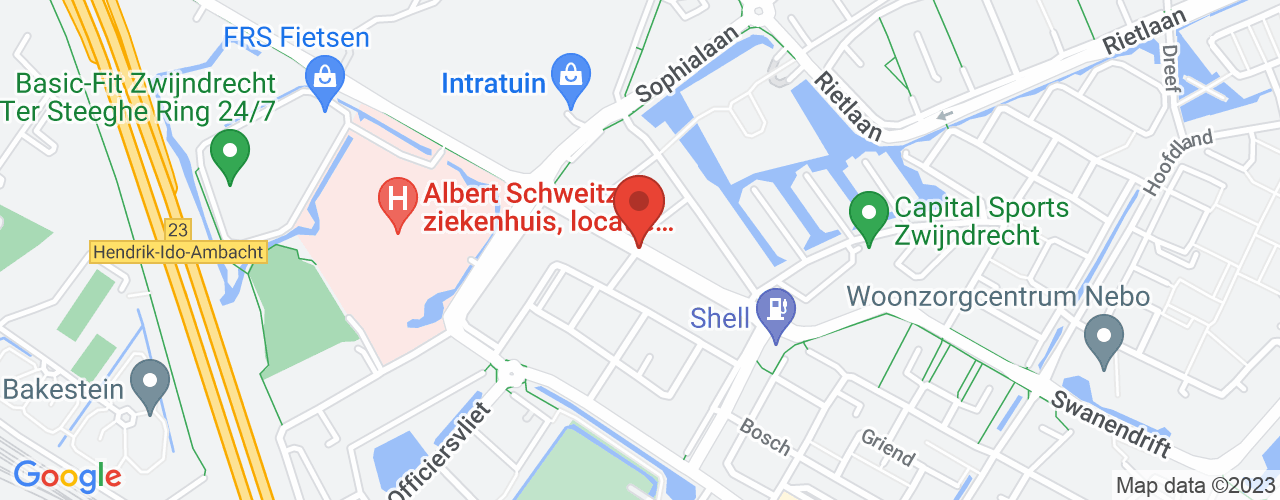 Google Maps afbeelding van de locatie van het incident. De locatie "51.826160750489265,4.634970530177327" is aangegeven met een rode marker.