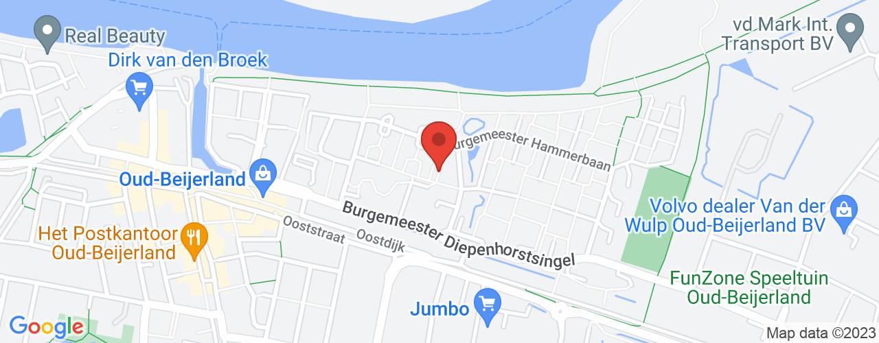 Google Maps afbeelding van de locatie van het incident. De locatie "51.8269657,4.419187099999999" is aangegeven met een rode marker.