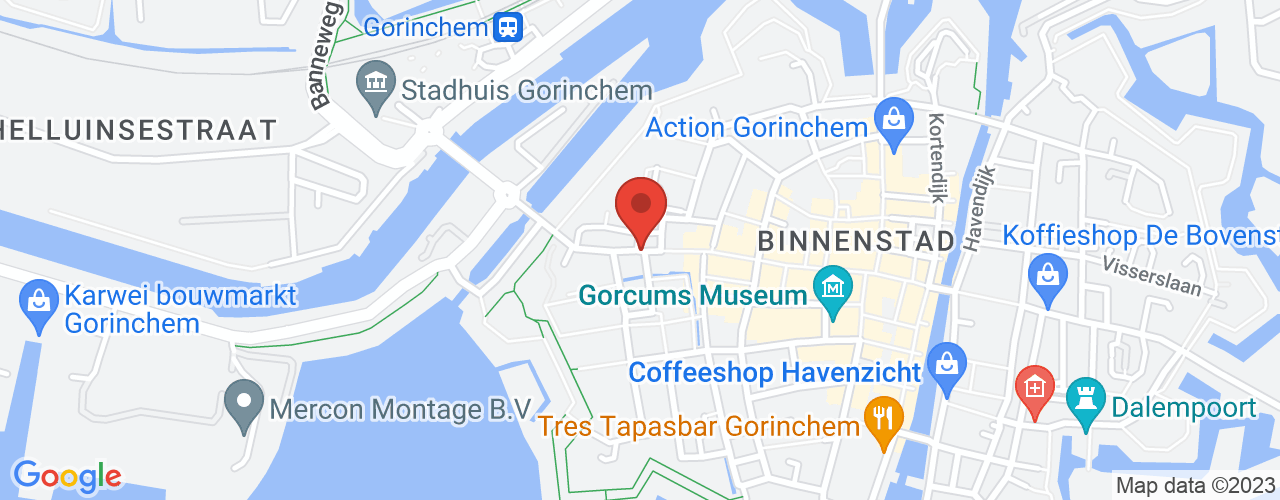 Google Maps afbeelding van de locatie van het incident. De locatie "51.8305936,4.970257" is aangegeven met een rode marker.