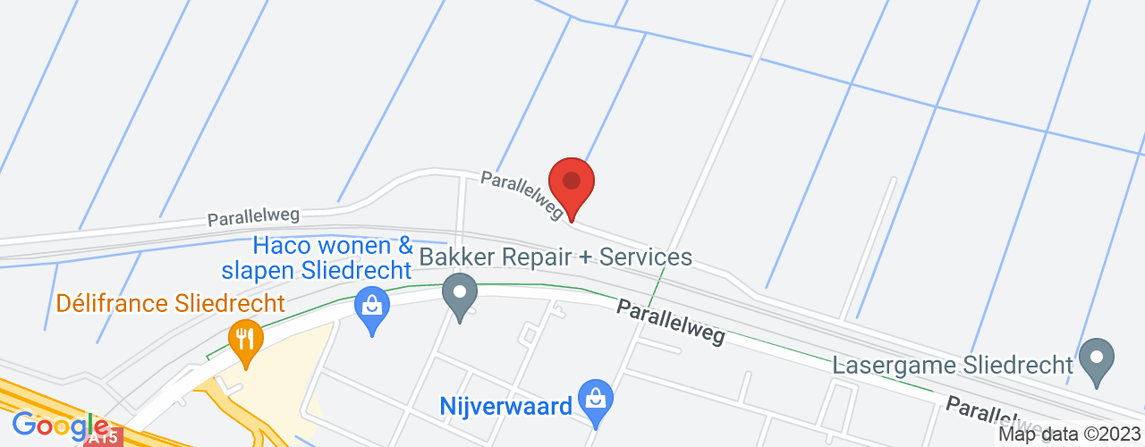 Google Maps afbeelding van de locatie van het incident. De locatie "51.8343472,4.7568506" is aangegeven met een rode marker.