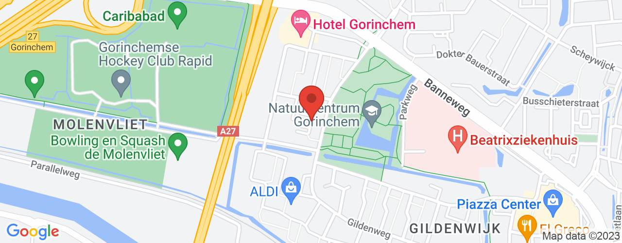 Google Maps afbeelding van de locatie van het incident. De locatie "51.8395456,4.9509827" is aangegeven met een rode marker.
