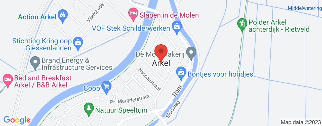 Google Maps afbeelding van de locatie van het incident. De locatie "51.86573929999999,4.997499299999999" is aangegeven met een rode marker.