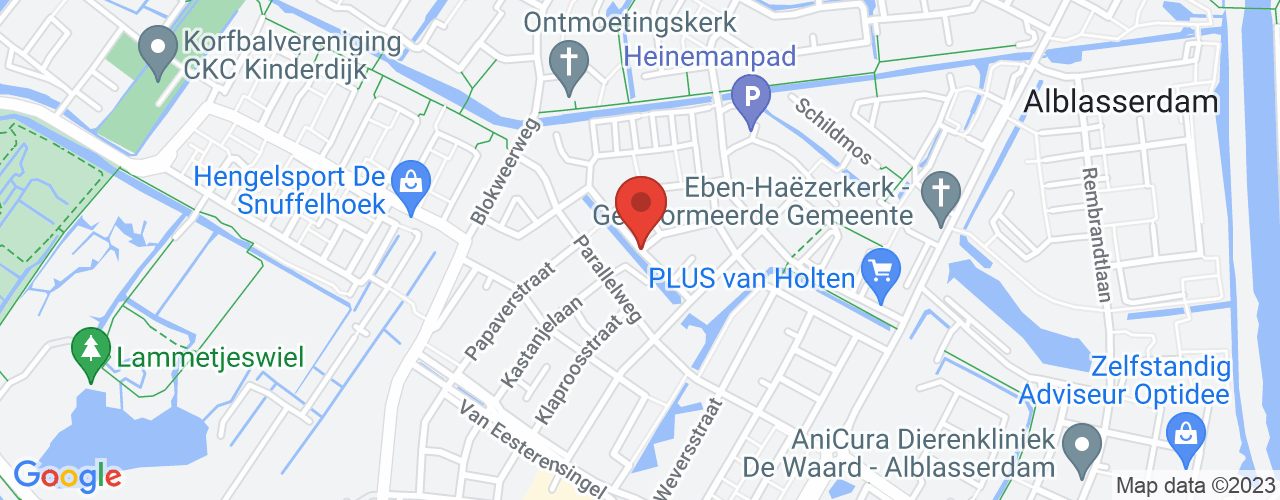 Google Maps afbeelding van de locatie van het incident. De locatie "51.86835069999999,4.659894099999999" is aangegeven met een rode marker.