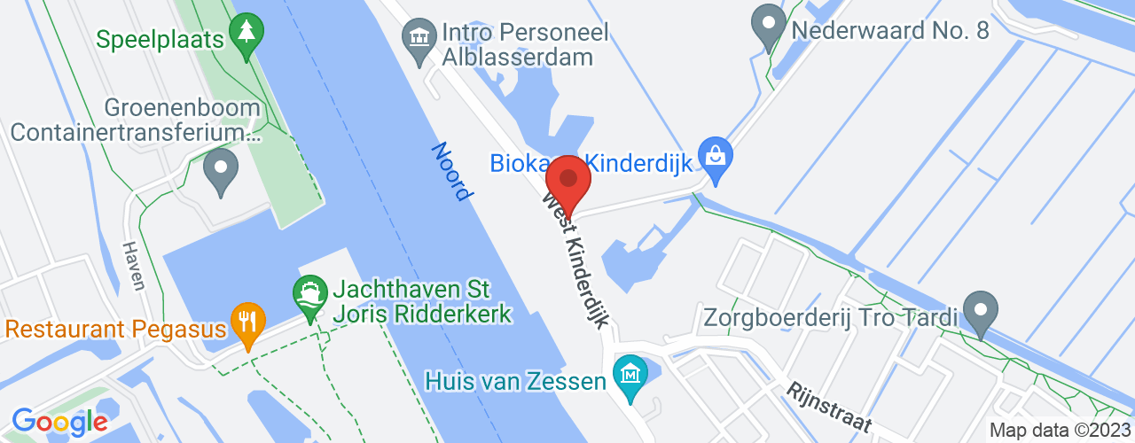 Google Maps afbeelding van de locatie van het incident. De locatie "51.87573159999999,4.634060900000001" is aangegeven met een rode marker.