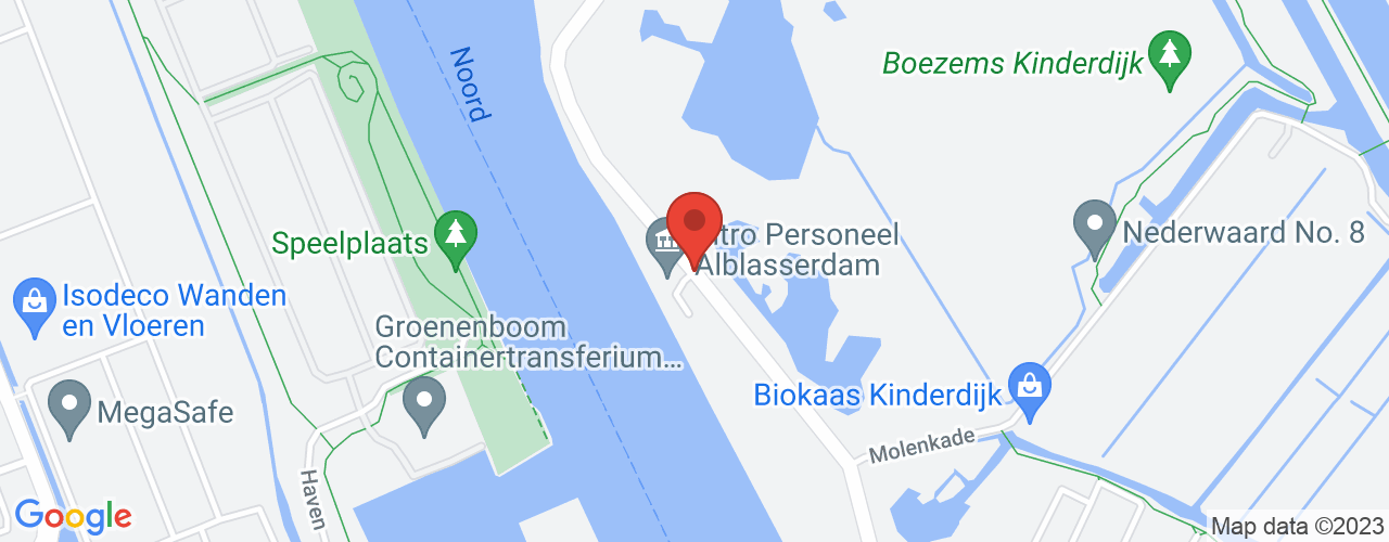 Google Maps afbeelding van de locatie van het incident. De locatie "51.87809619999999,4.630992799999999" is aangegeven met een rode marker.