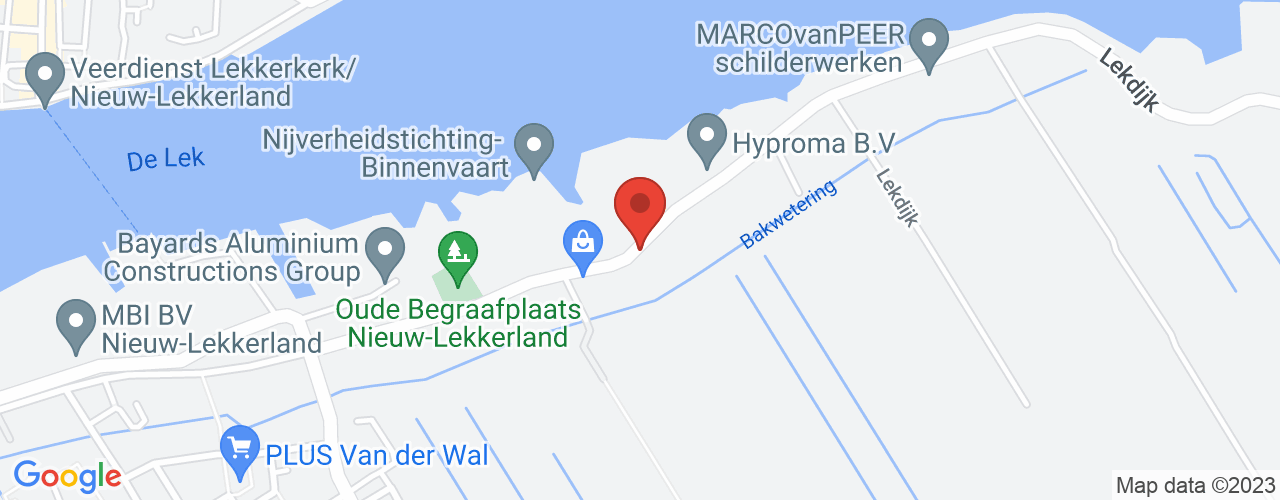 Google Maps afbeelding van de locatie van het incident. De locatie "51.89272015275176, 4.696909839905588" is aangegeven met een rode marker.