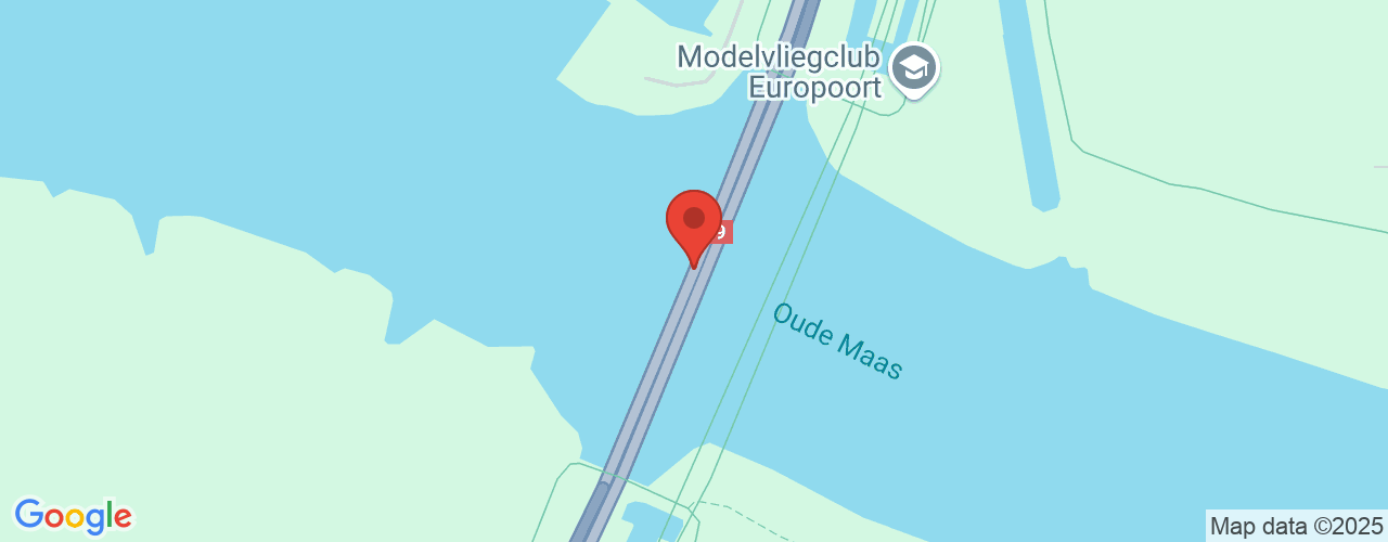 Google Maps afbeelding van de locatie van het incident. De locatie "Heinenoordtunnel" is aangegeven met een rode marker.
