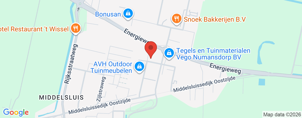 Google Maps afbeelding van de locatie van het incident. De locatie "Industriestraat 12 Numansdorp" is aangegeven met een rode marker.