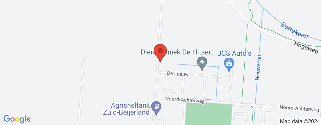 Google Maps afbeelding van de locatie van het incident. De locatie "Oranjeweg 72, Zuid-Beijerland" is aangegeven met een rode marker.