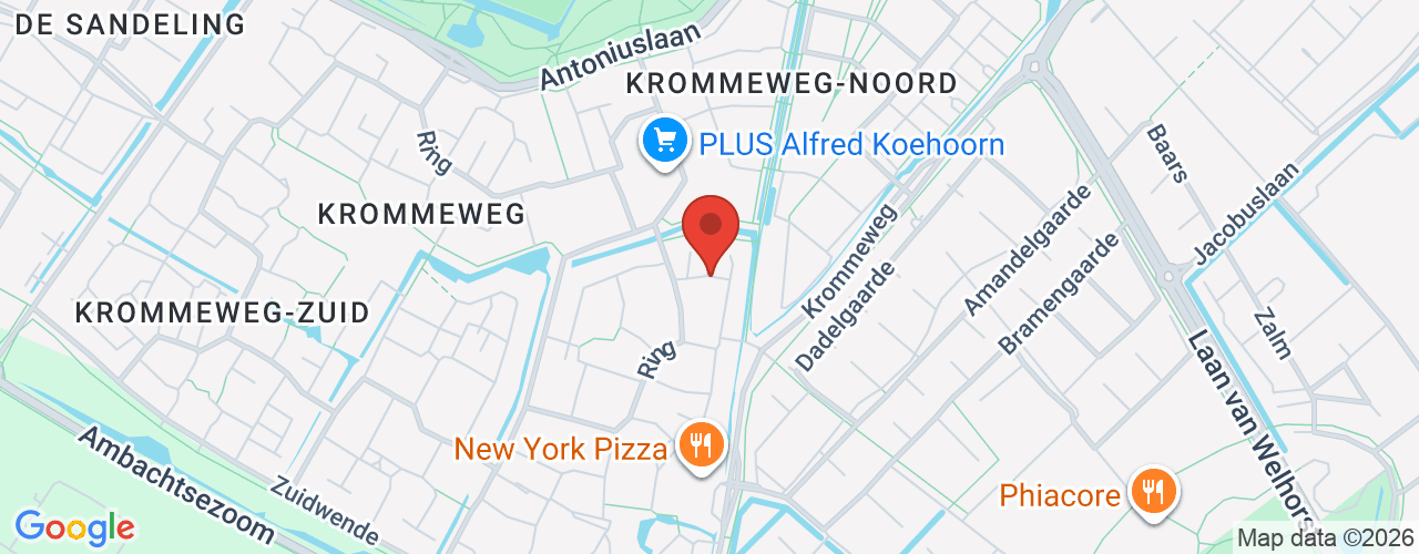 Google Maps afbeelding van de locatie van het incident. De locatie "Soeteliefskamp Hendrik-Ido-Ambacht" is aangegeven met een rode marker.